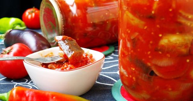 Лечо из баклажанов и томатов , пошаговый рецепт, фото, ингредиенты - Галина